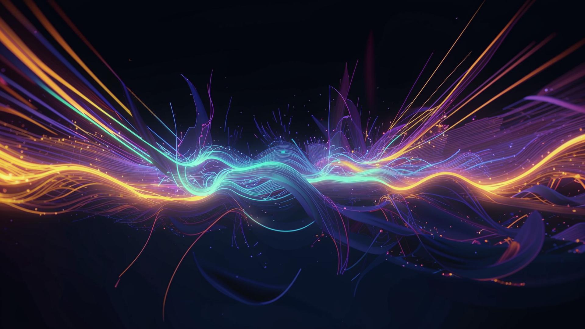 Neural Thread flowing through hero section